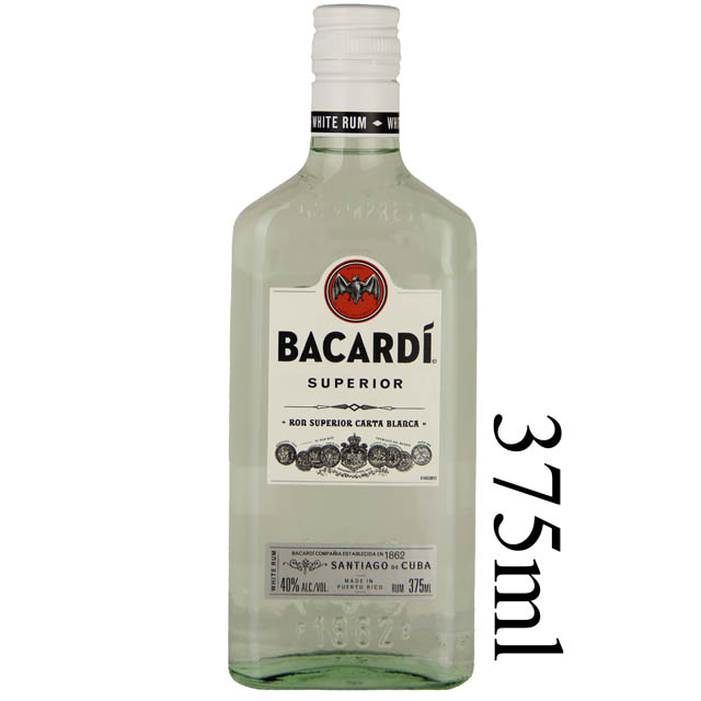 Bacardi Superior Rum 375ML