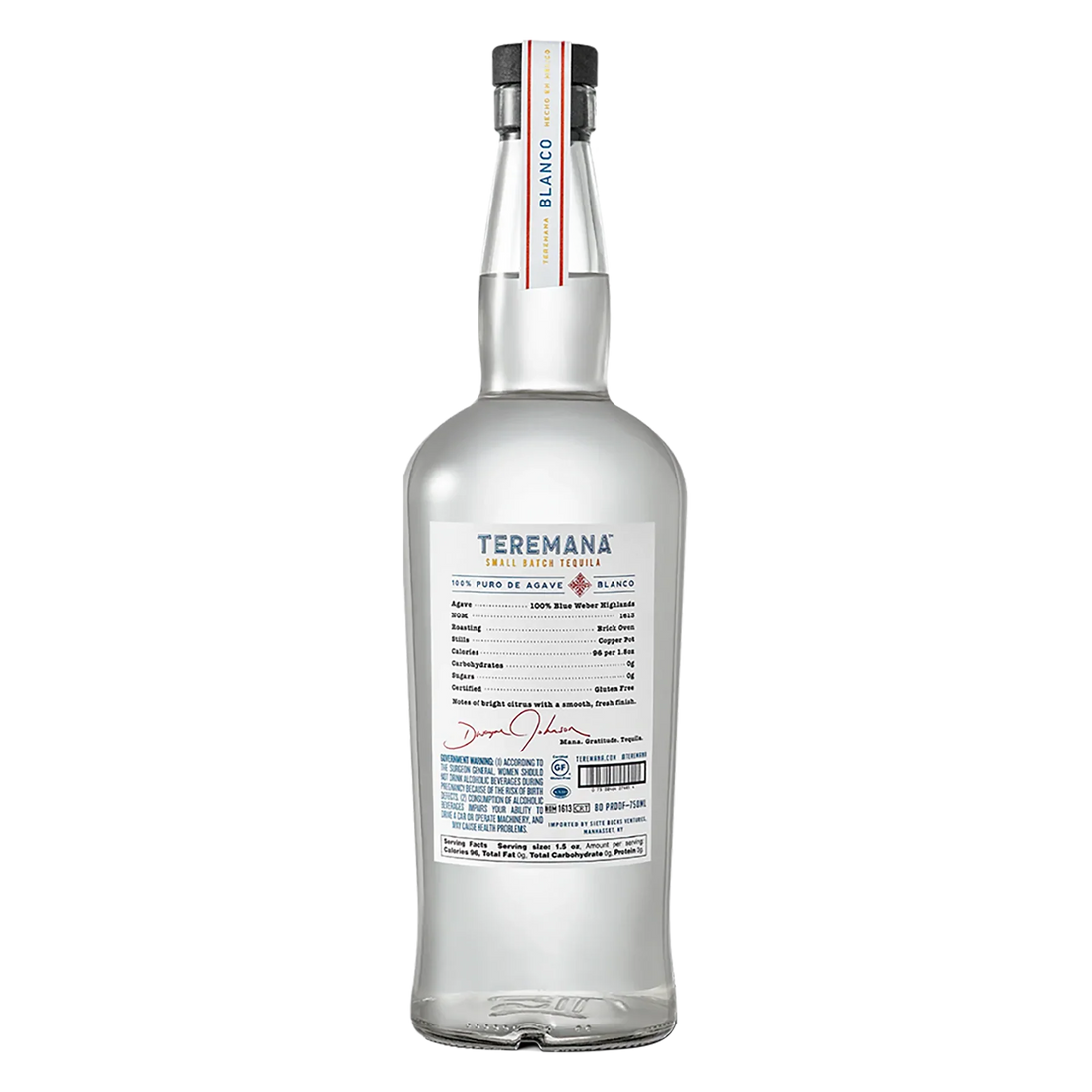 Teremana Tequila Blanco Small Batch 750ml
