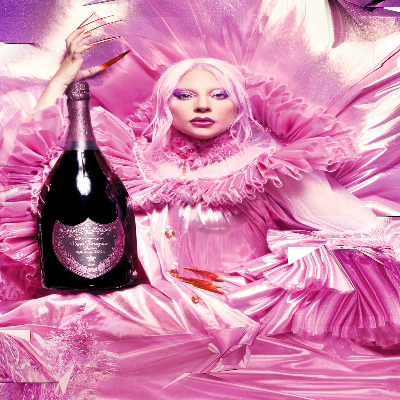Dom Perignon Lady Gaga Rose with Gift Box 750ml