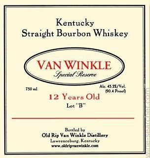 Van Winkle Special Reserve 12 Year - 750ml 2022