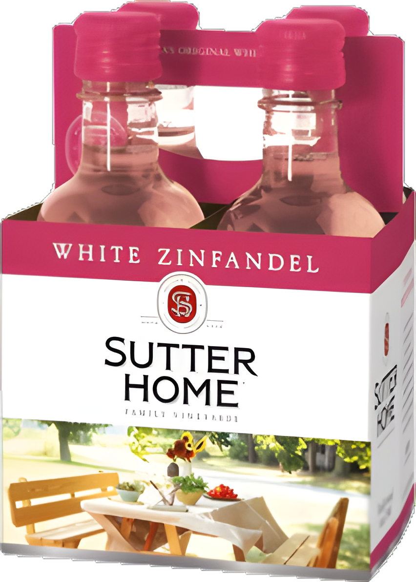 Sutter Home White Zinfandel 4PK 187ml