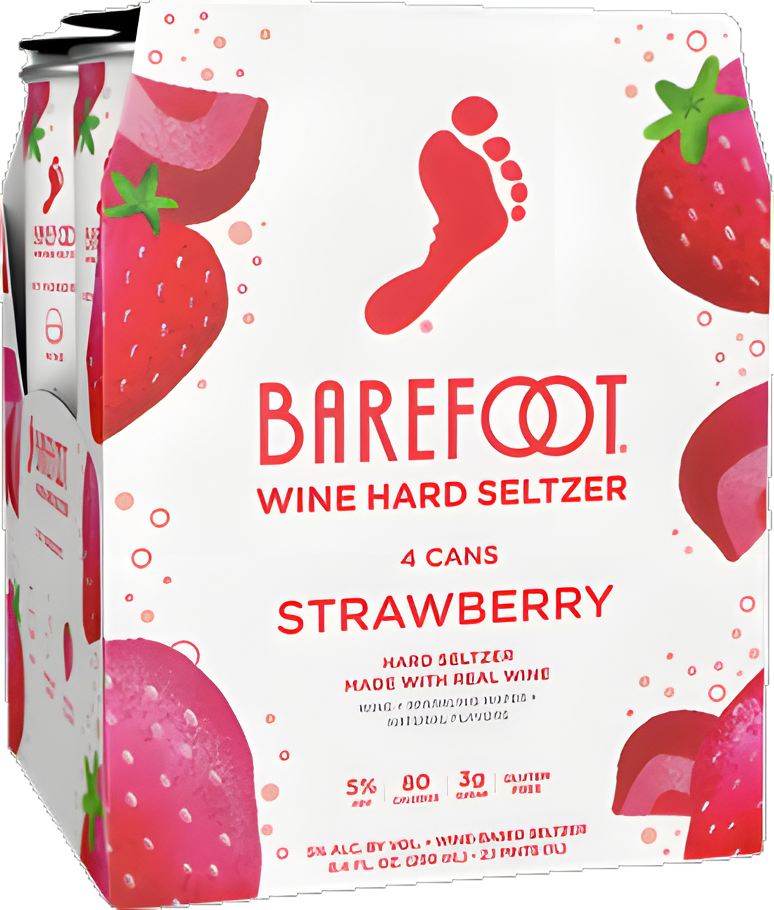 Barefoot Hard Seltzer Strawberry 4PK