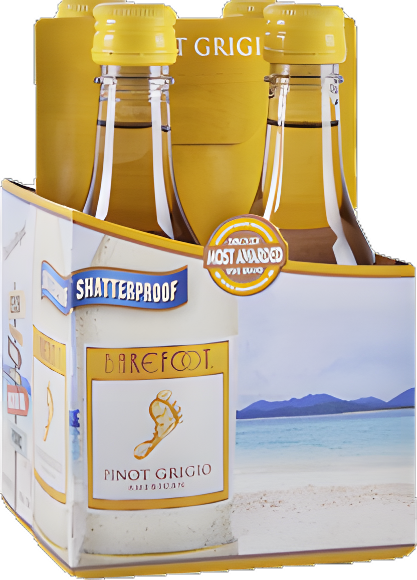 Barefoot Pinot Grigio 4PK 187ml