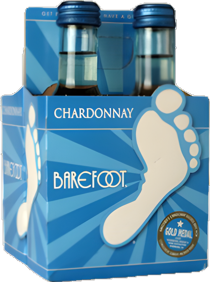 Barefoot Chardonnay 4PK 187ml