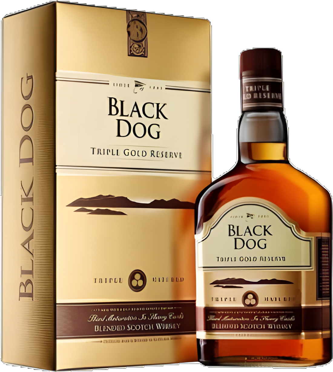 Black Dog Triple Gold Reserve Blended Scotch 750ml