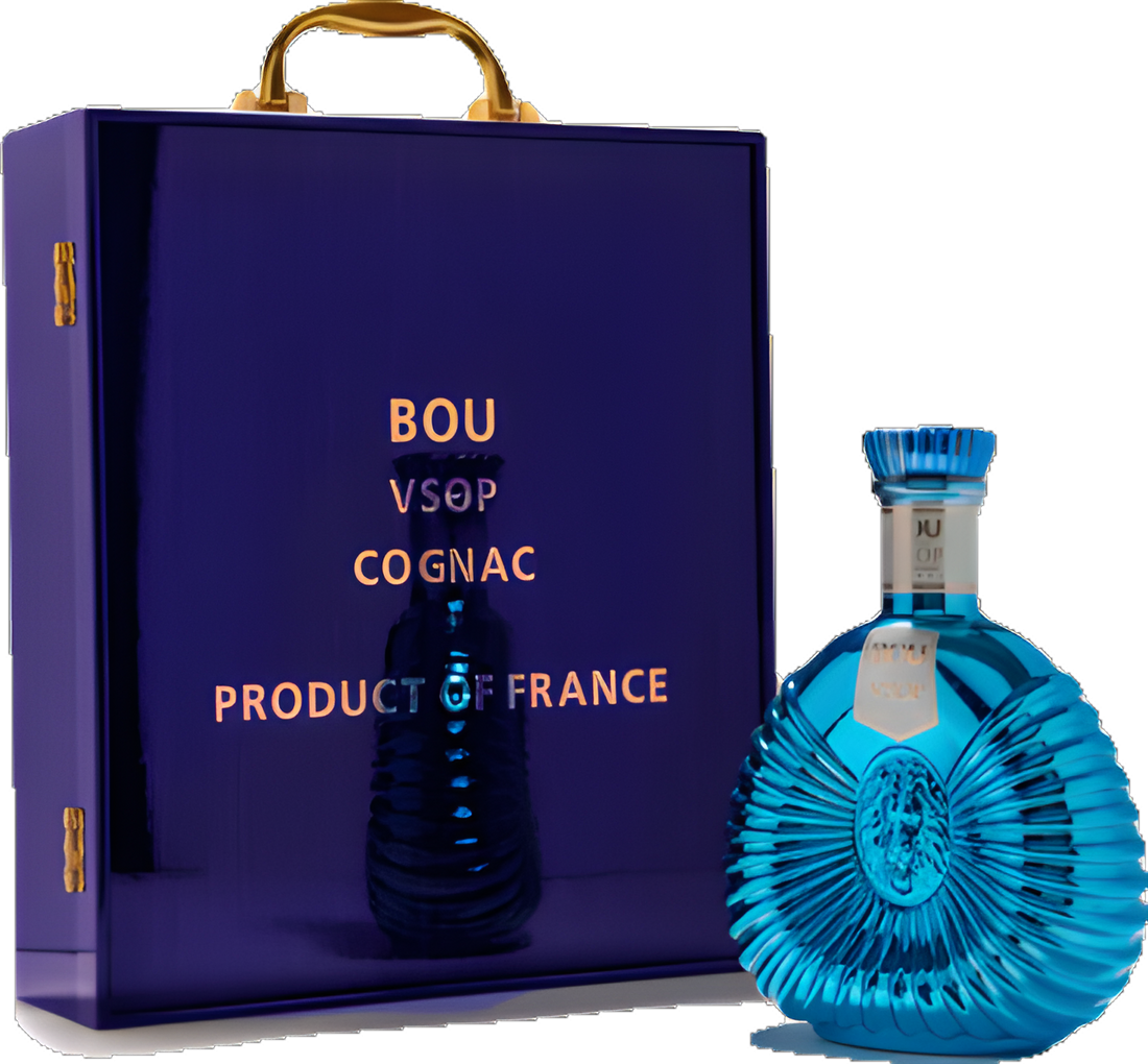 Bou VSOP Cognac Gift Set 750ml