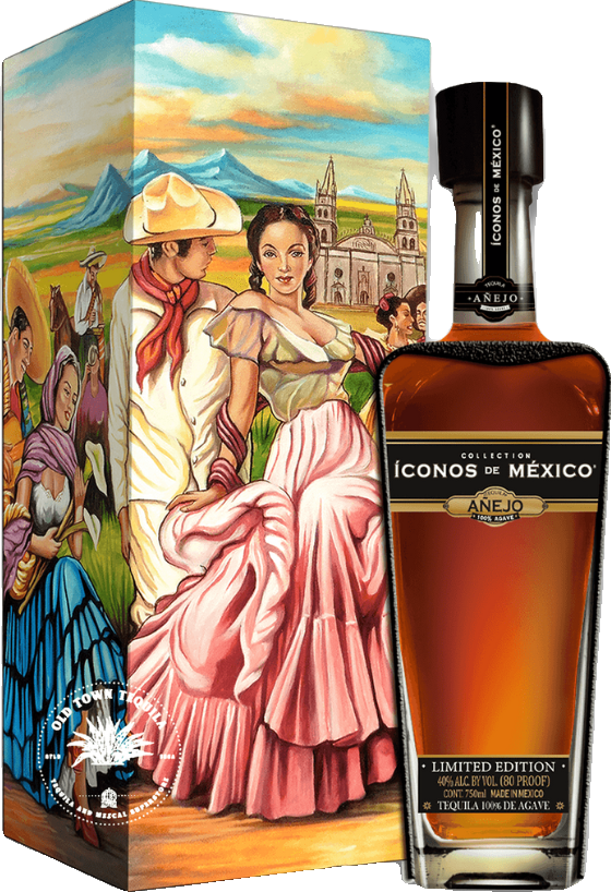 Iconos de Mexico Guadalajara Of My Loves Wooden Box Anejo 750ml
