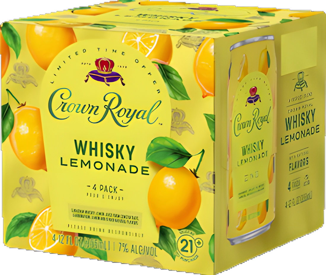 Crown Royal Whiskey Lemonade Can 4PK 355ml