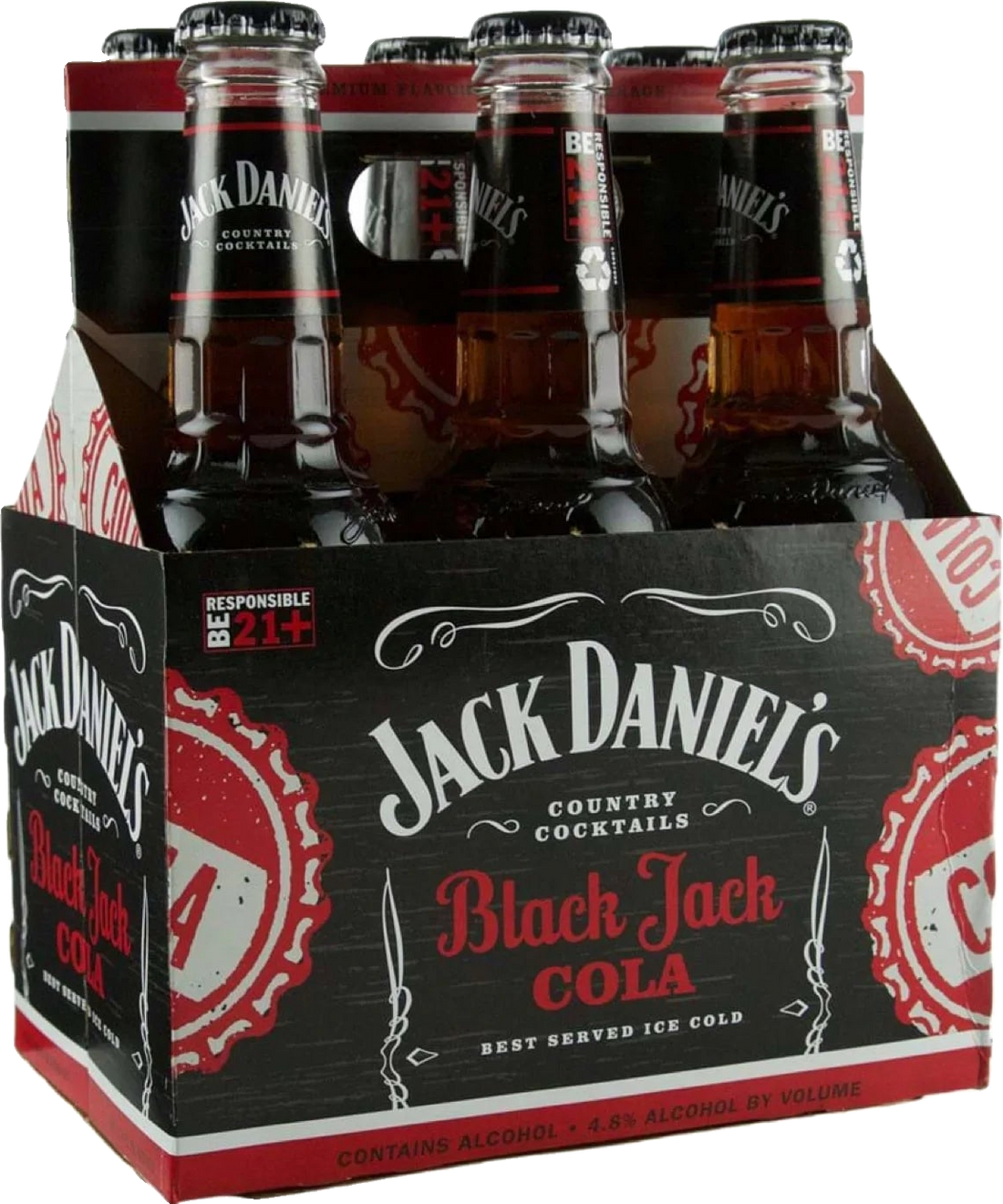 Jack Daniels Black Jack 6PK