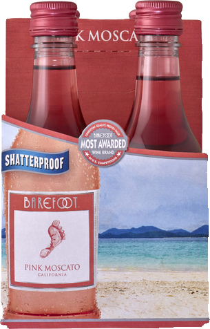 Barefoot Pink Moscato 4PK