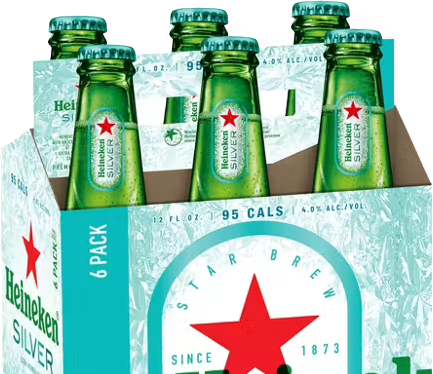 Heineken Silver 6PK Bottles 12oz