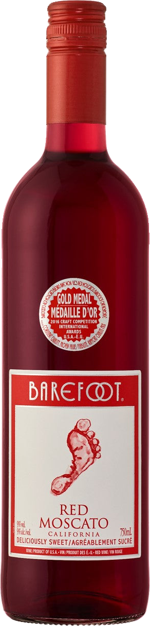 Barefoot Red Moscato 750ml