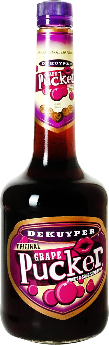 Pucker Grape Vodka 750ml