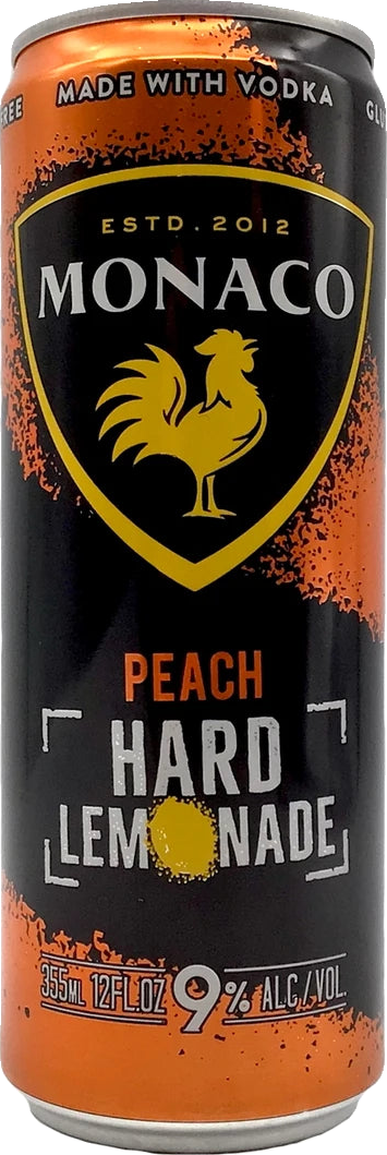 Monaco Peach Lemonade 355ml