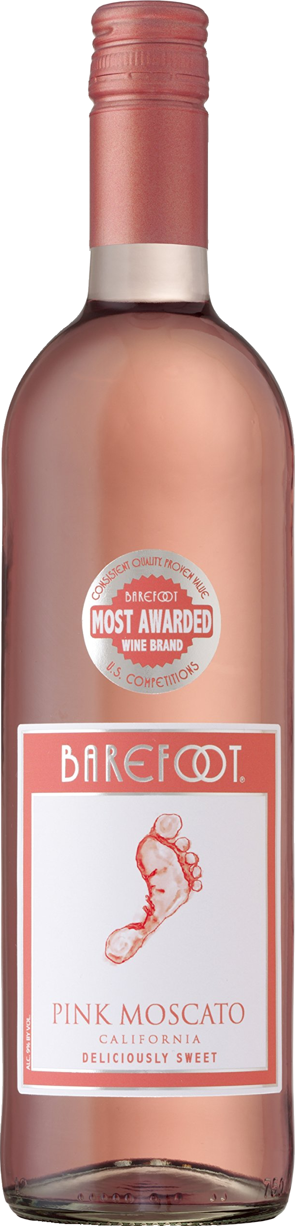 Barefoot Pink Moscato 750ml