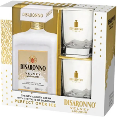 Disaronno Amaretto Velvet with Glass 750ml
