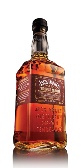 Jack Daniels Triple Mash Blended Straight Whiskey 50% Alc 100 Proof 750ml