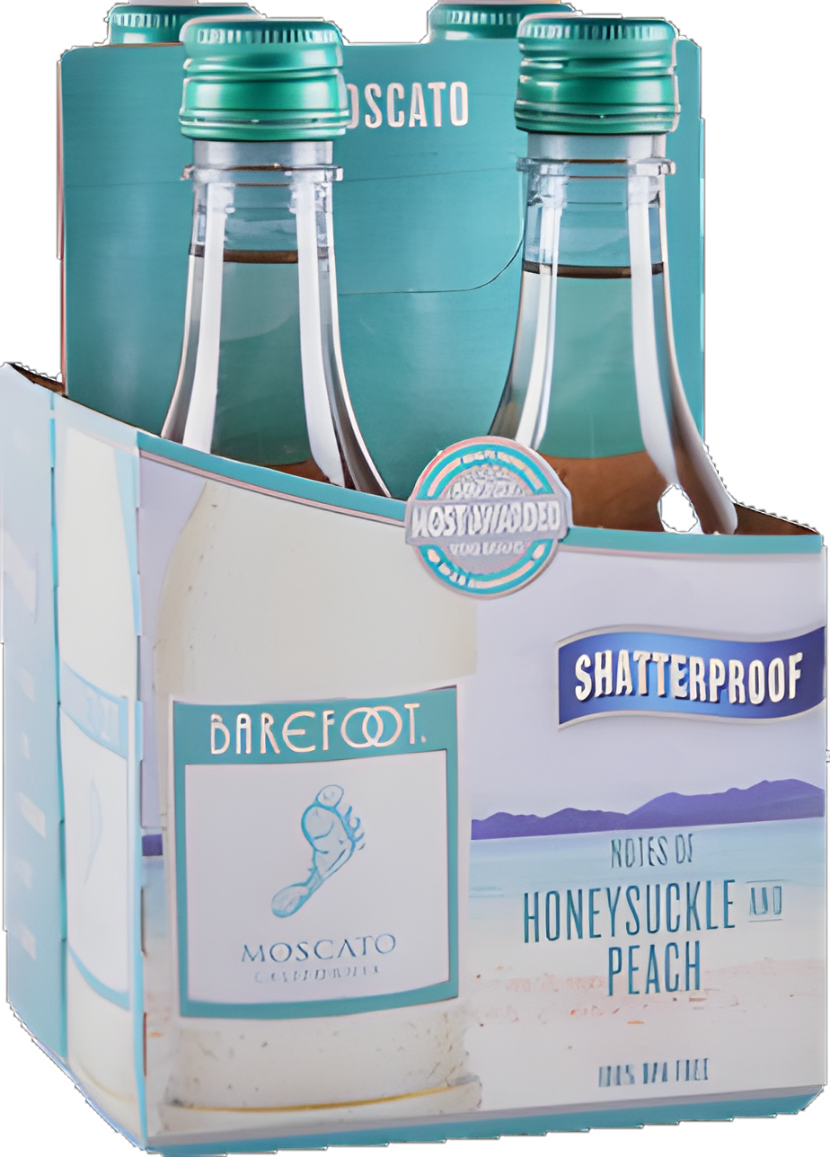 Barefoot Moscato 4PK 187ml