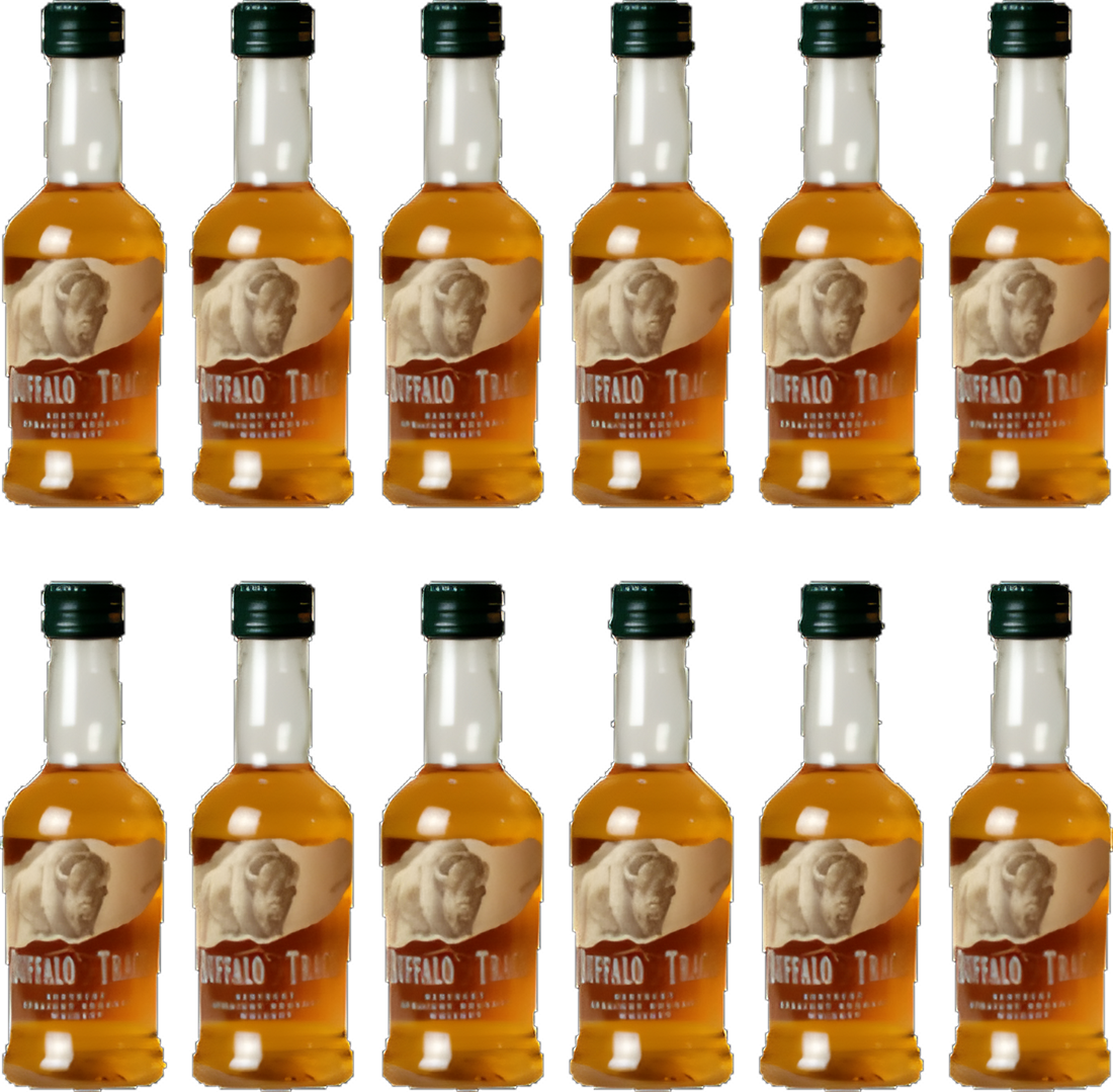 Buffalo Trace Bourbon 50ml Miniature 12PK