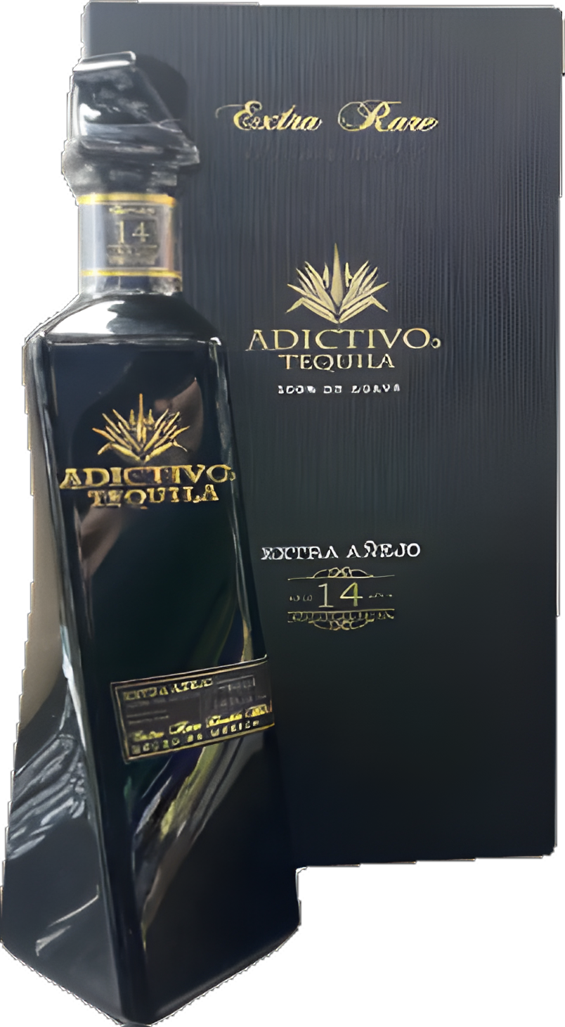 Adictivo 14 Years Extra Rare Double Black Extra Anejo King's Edition Tequila 750ml