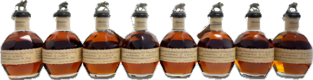 Blanton's Original Single Barrel Full Complete Horse Collection - 8 Bottles