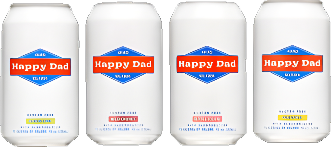 Happy Dad Seltzer Variety Pack 12oz 12PK Can