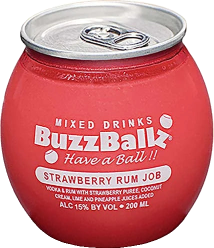 Buzzballz Strawberry Rum Job 20