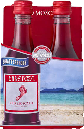 Barefoot Red Moscato 4PK