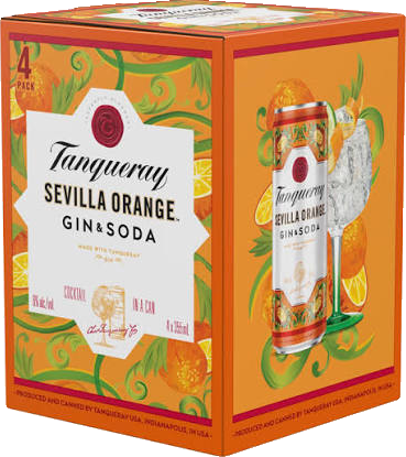 Tanqueray Gin & Soda 4PK