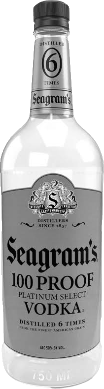 Seagrams Plat Sel 100PF Vodka