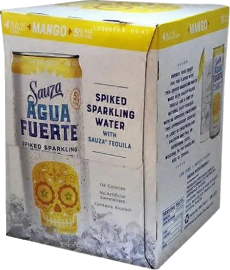 Agua Fuerte Mango 4PK