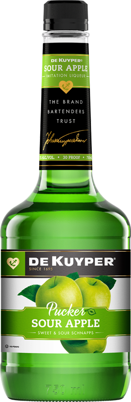 Dekuyper Pucker Sour apple 1L