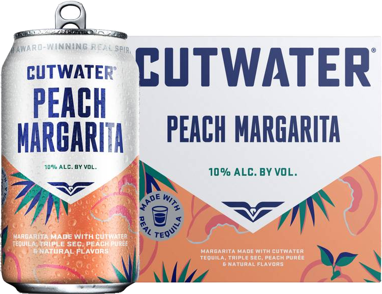 Cutwater Peach Margarita 4PK