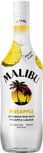 Malibu Rum 750ml Pineapple