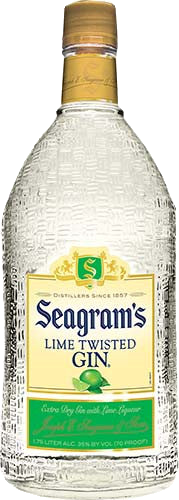 Seagrams Lime Gin 1.75L