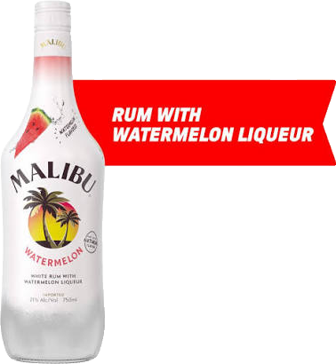 Malibu Rum 750ml Watermelon