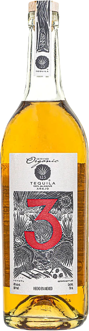 Tequila 3 Anejo 750ml