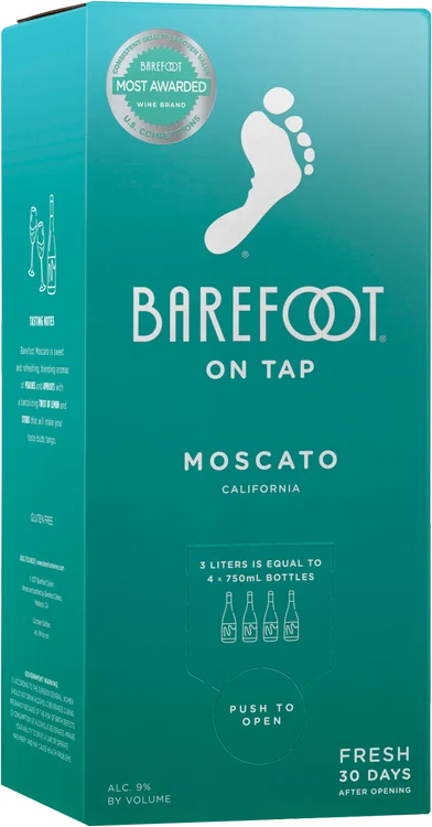 Barefoot Moscato.3L